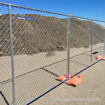out door pvc coated chain link mesh fence